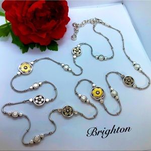 Brighton Flower Two-tone Necklace